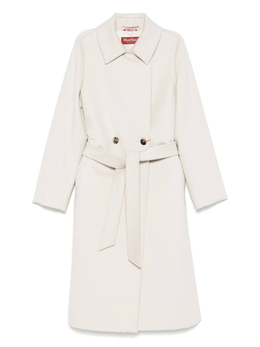 Max Mara virgin wool coat - ホワイト Max Mara virgin wool coat - ホワイト