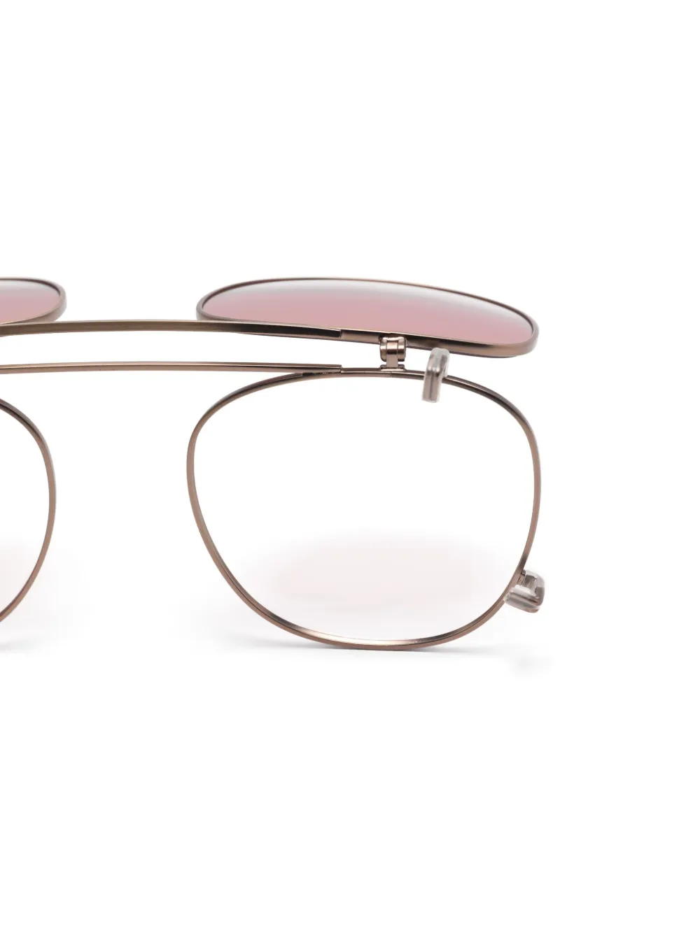 Garrett Leight Langley clip-on glazen Grijs
