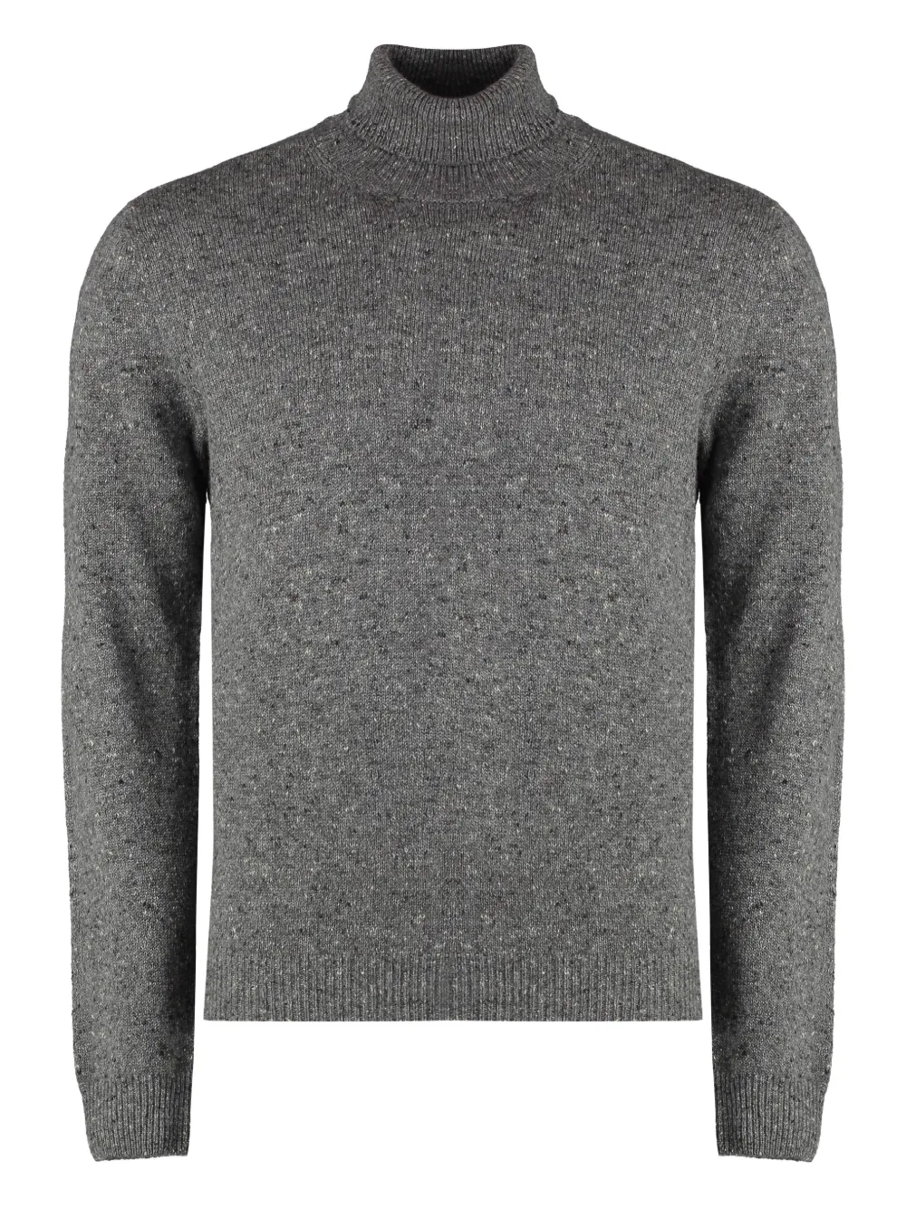 The (alphabet) Roll-neck Sweater In Gray