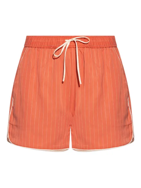 MUNTHE pinstripe drawstring shorts