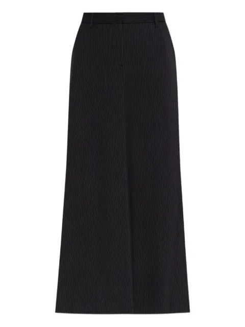MUNTHE pinstriped ankle-length skirt