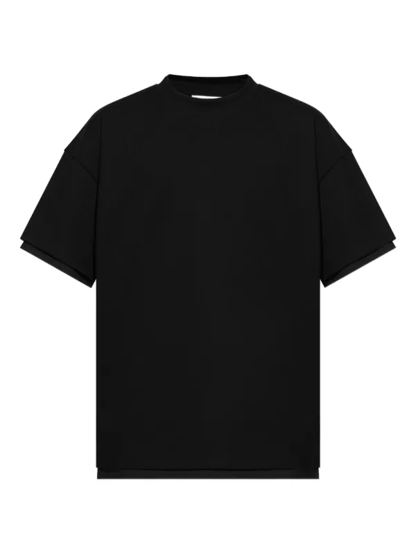 ★関税込み★ Jil Sander BLACK COTTON T-SHIRT Jil Sander Cotton T-shirt | Black | FARFETCH BH