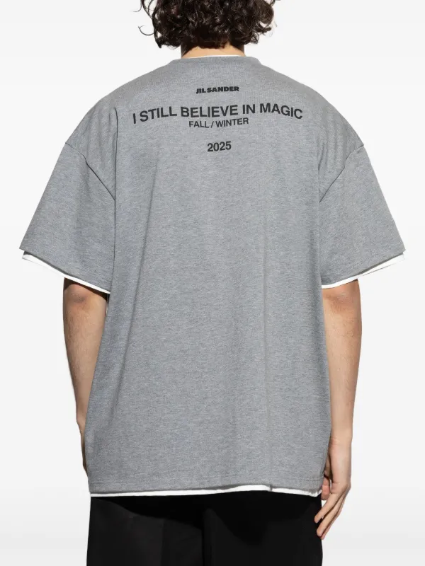 JIL SANDER メンズ Tシャツ グレー Jil Sander コットン Tシャツ | グレー | FARFETCH JP