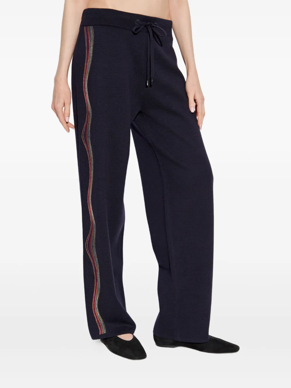 Ps By Paul Smith Drawstring-waist Track Pants In Black