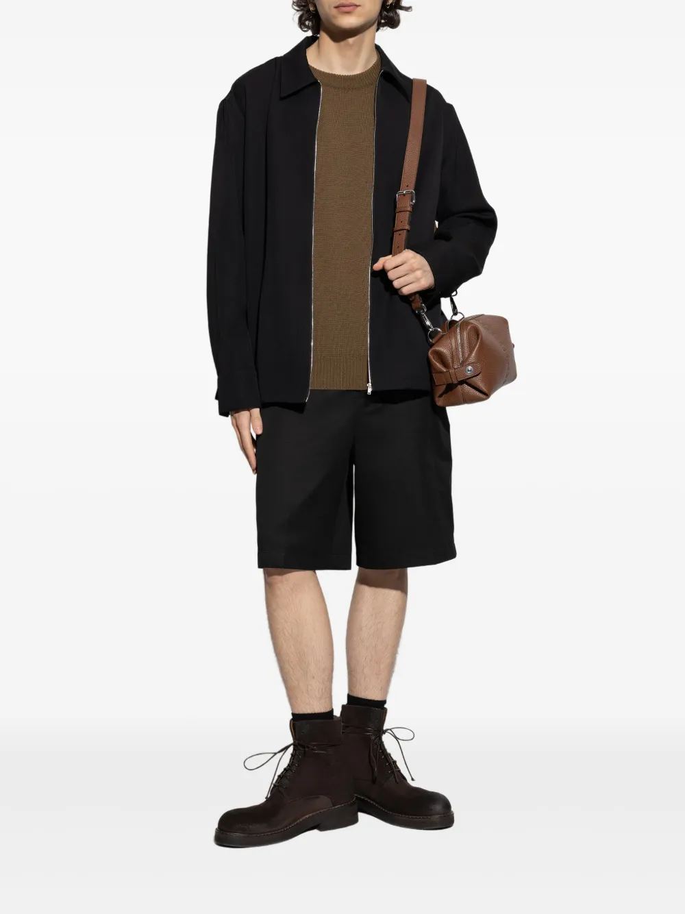 Jil Sander crew-neck sweater - Bruin