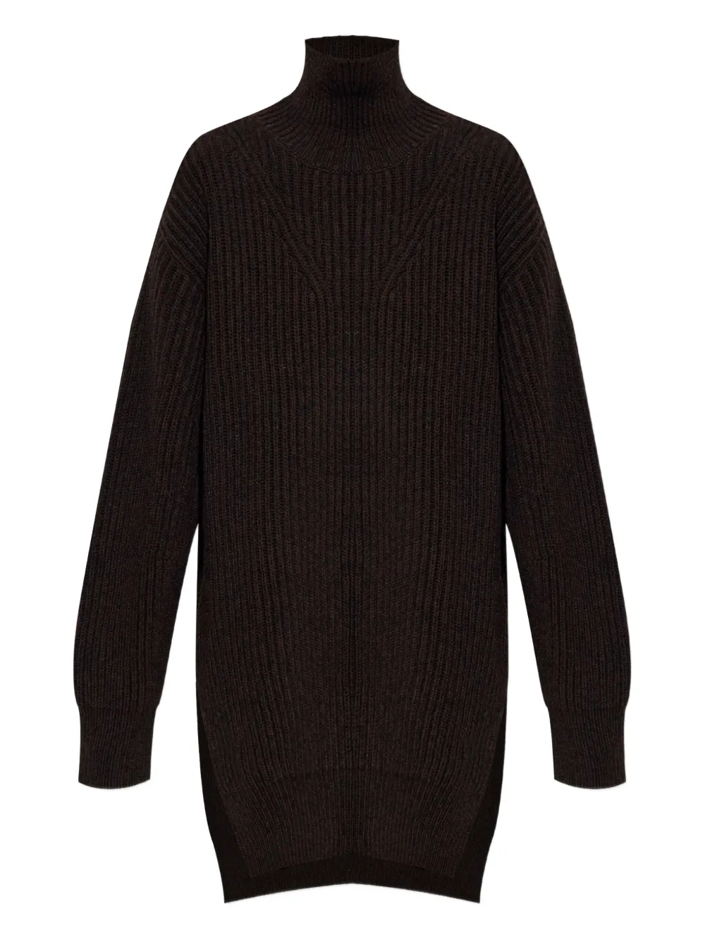 Jil Sander ribbed turtleneck sweater | Brown | Image 1