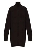 Jil Sander ribbed turtleneck sweater - Brown