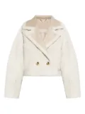 MUNTHE double-breasted reversible jacket - Neutrals