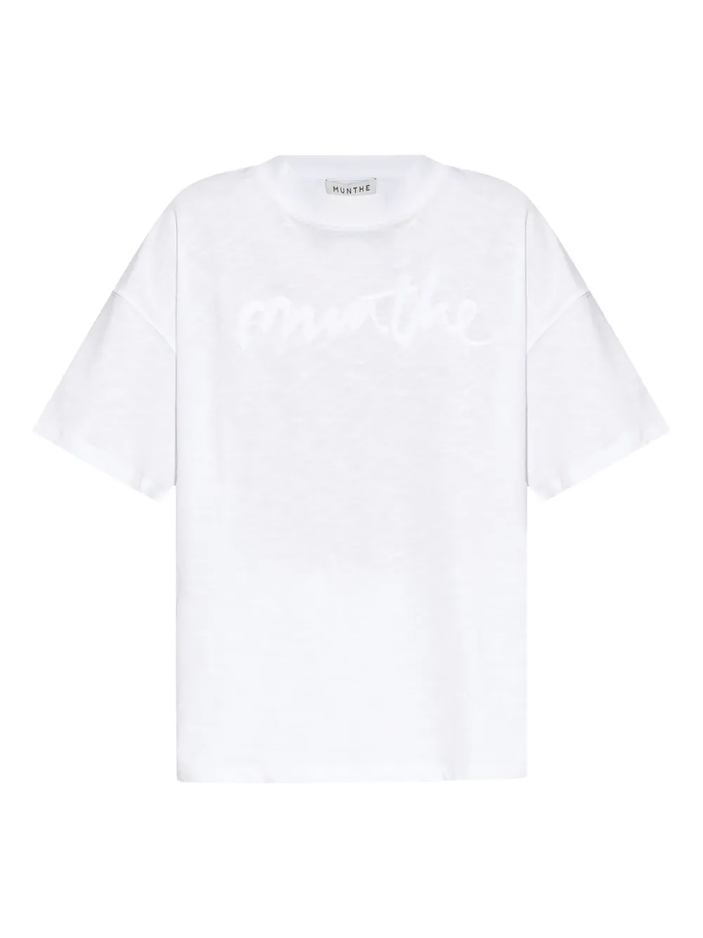 MUNTHE playera de algodón orgánico | blanco | Image 1