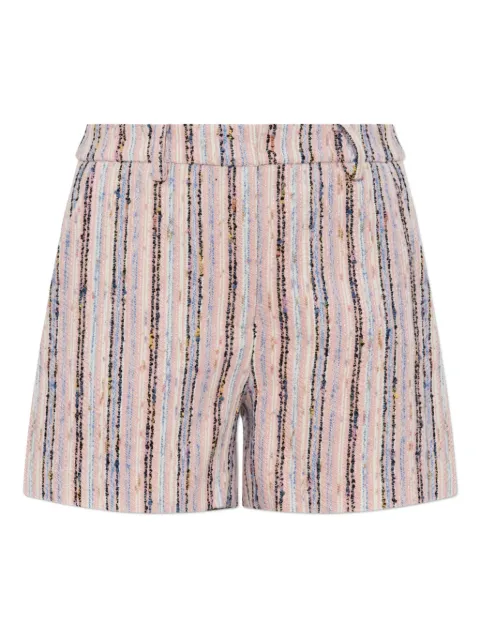 MUNTHE shorts con tiro alto y motivo de rayas