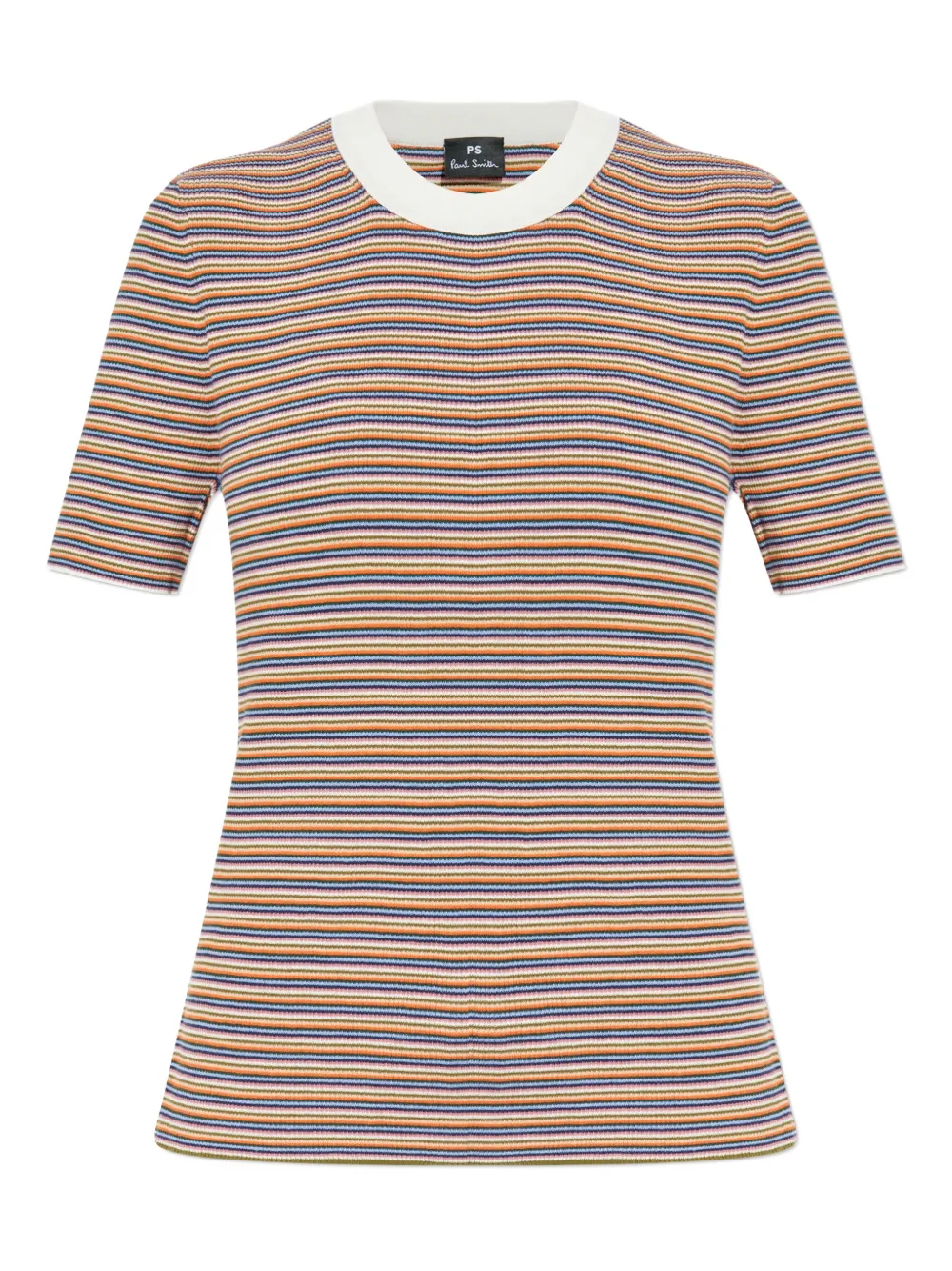 PS Paul Smith striped knit T-shirt | Pink | Image 1