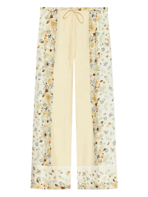 MUNTHE Fabert floral-print drawstring trousers