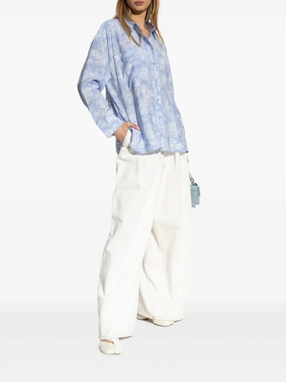 MUNTHE Filius blouse - Blauw