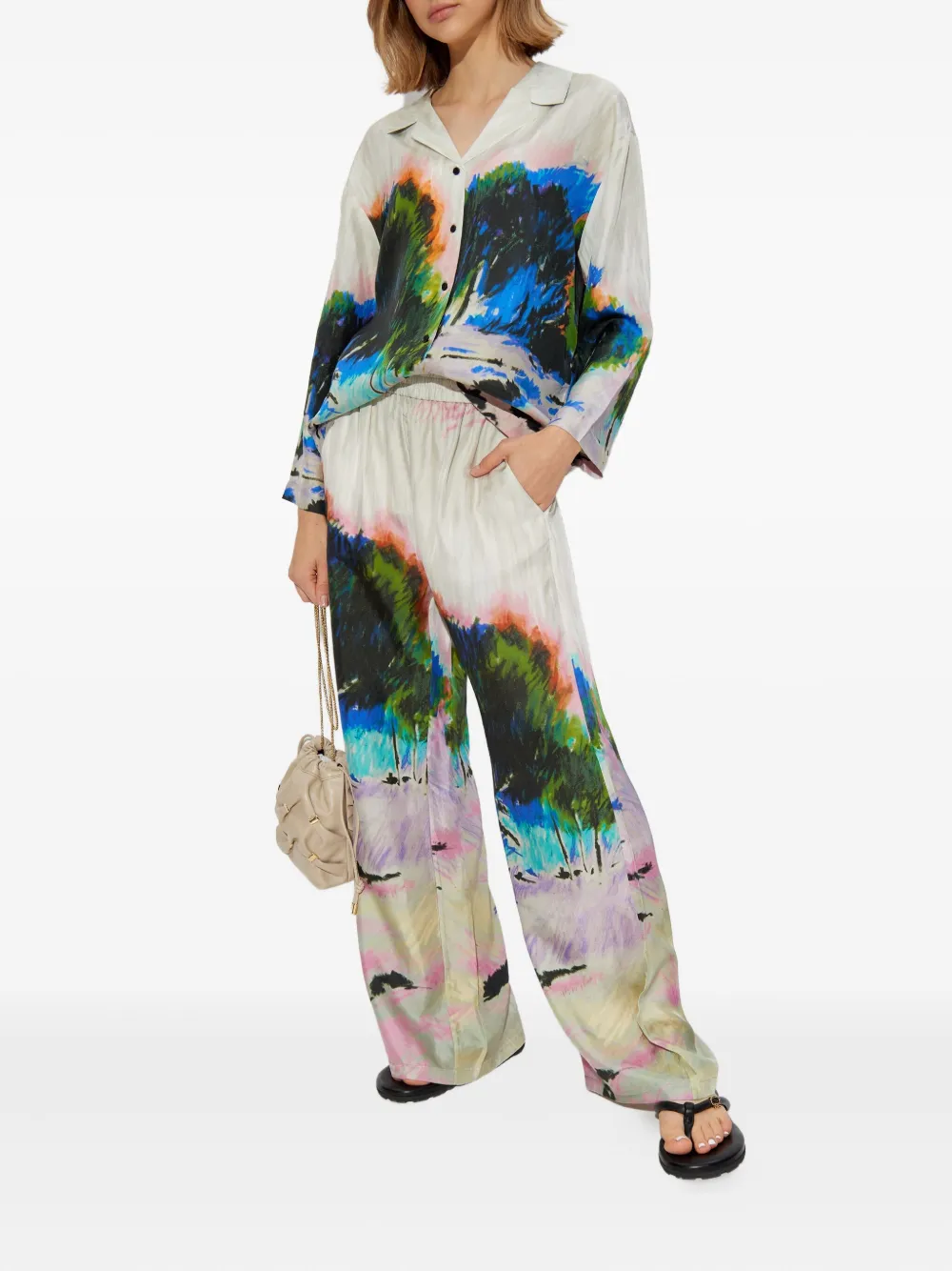 MUNTHE camisa de seda pintada | Camisas | Image 2