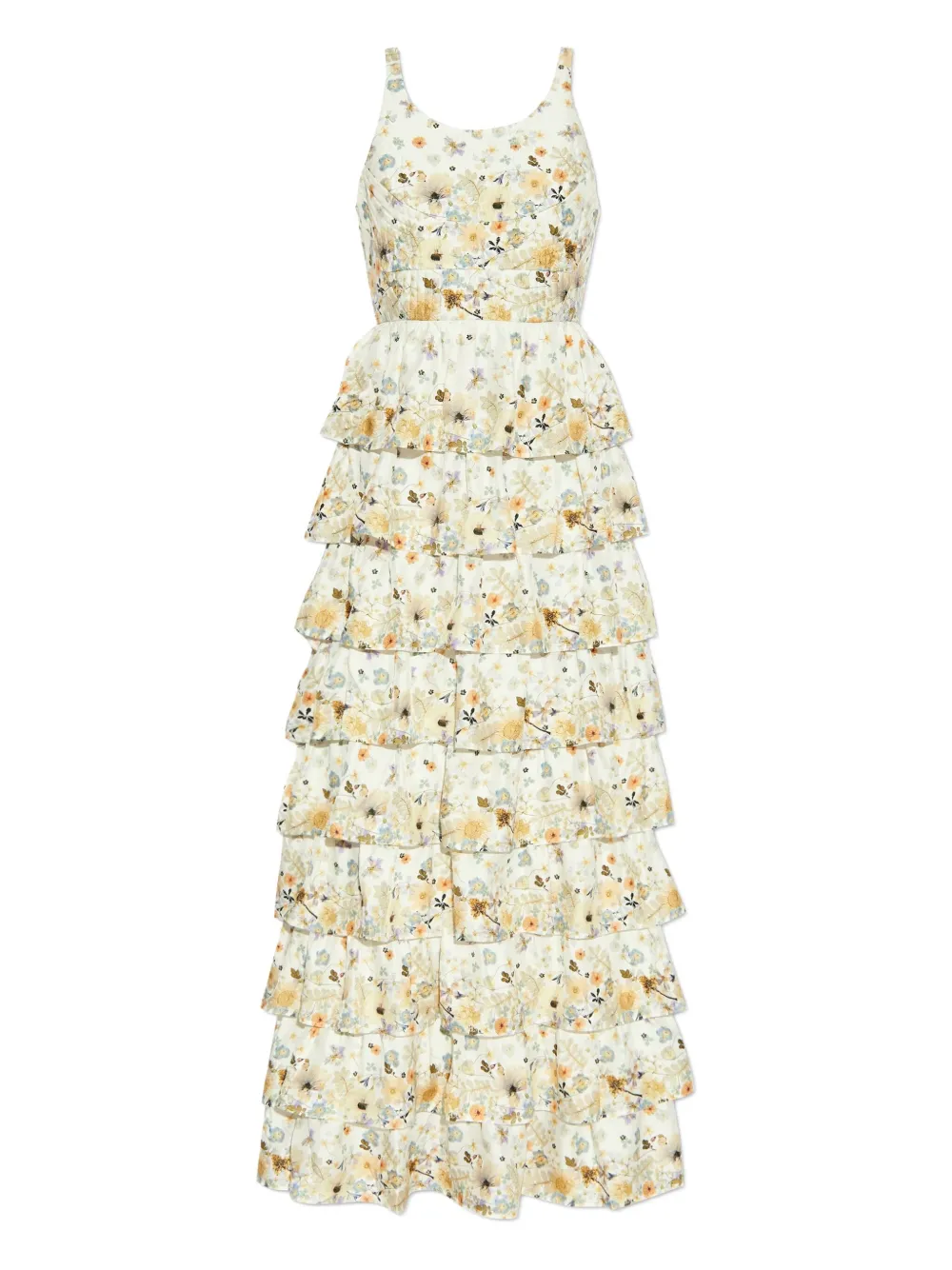 MUNTHE Jurk met bloemenprint Wit