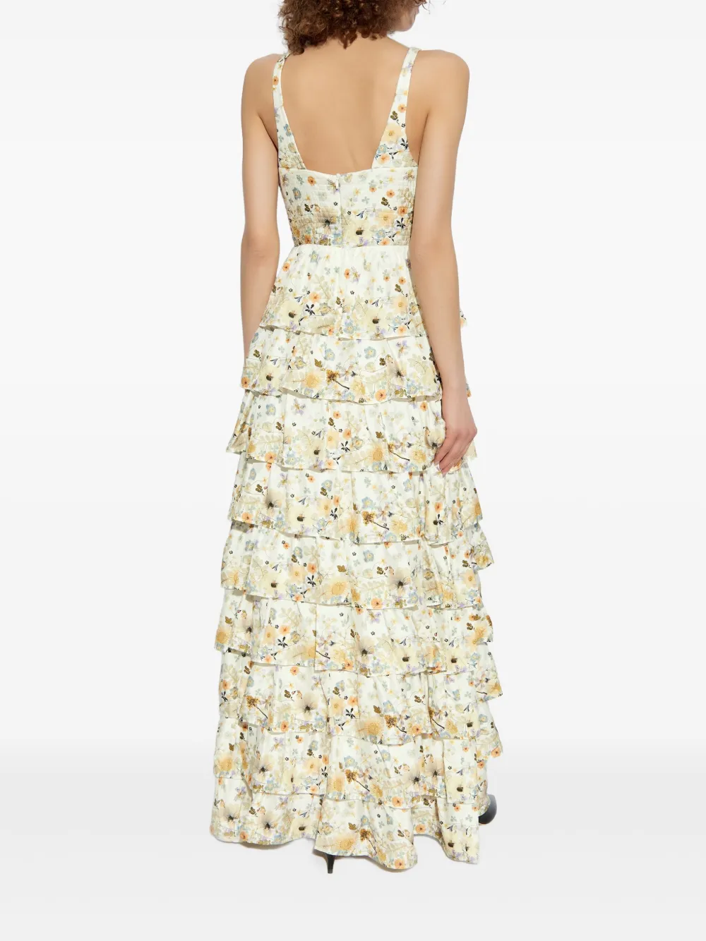 MUNTHE Jurk met bloemenprint Wit