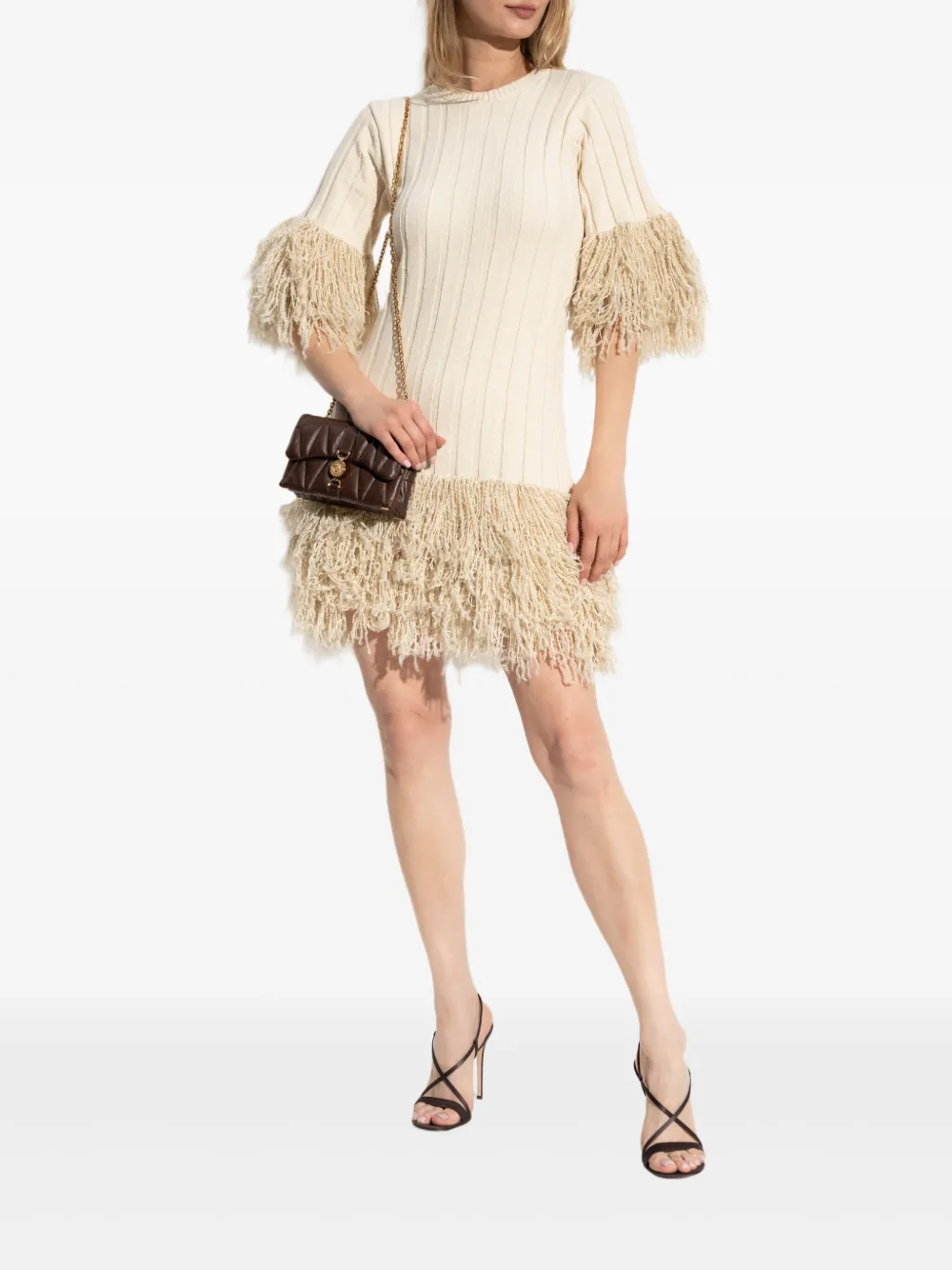 By Malene Birger Lina mini dress - Beige