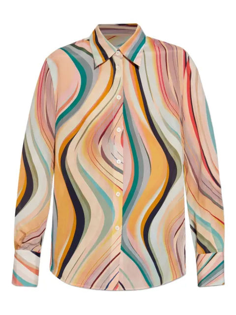PS Paul Smith قميص بأزرار ونقش دوائر