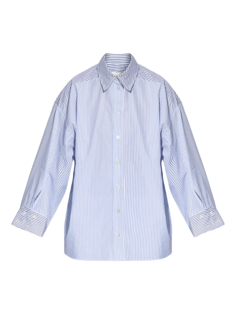 striped oversized shirt