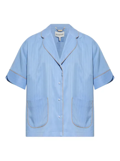 MUNTHE camisa con rayas estampadas