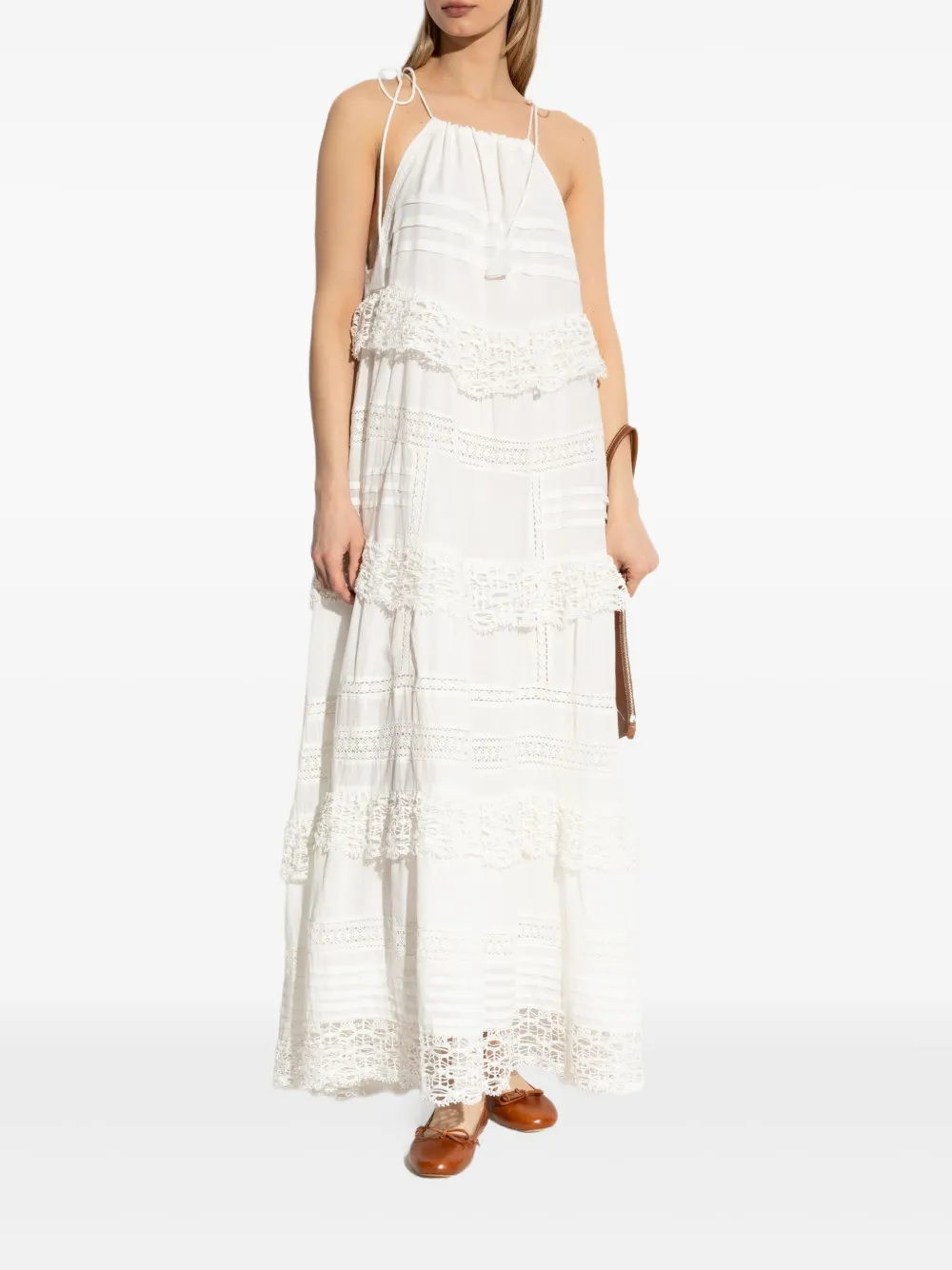 Fuenta ruffled dress