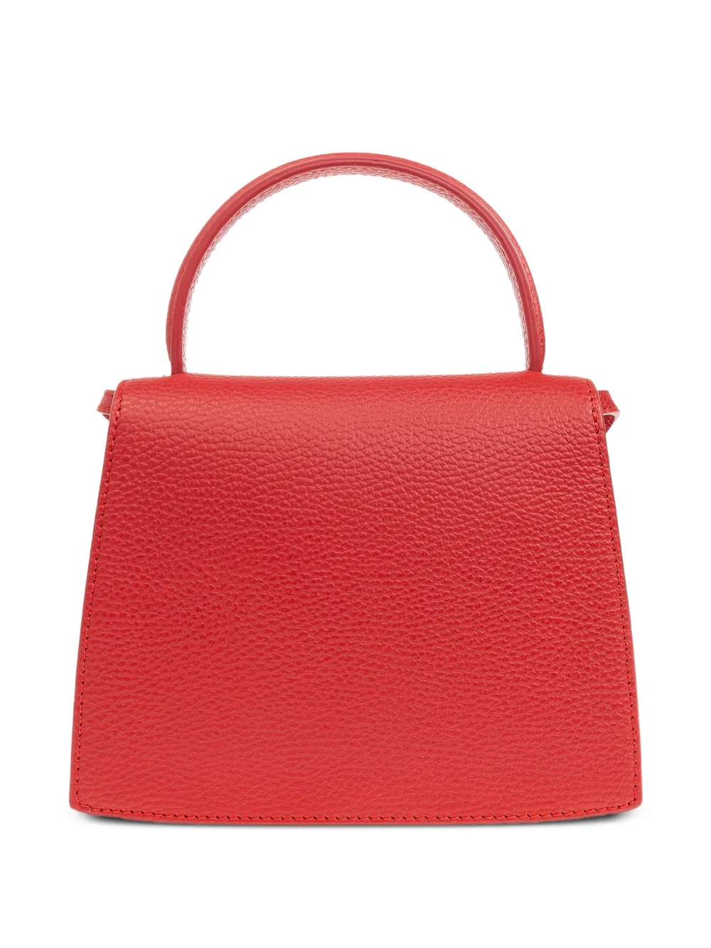 By Malene Birger Ramil leren shopper met textuur Rood