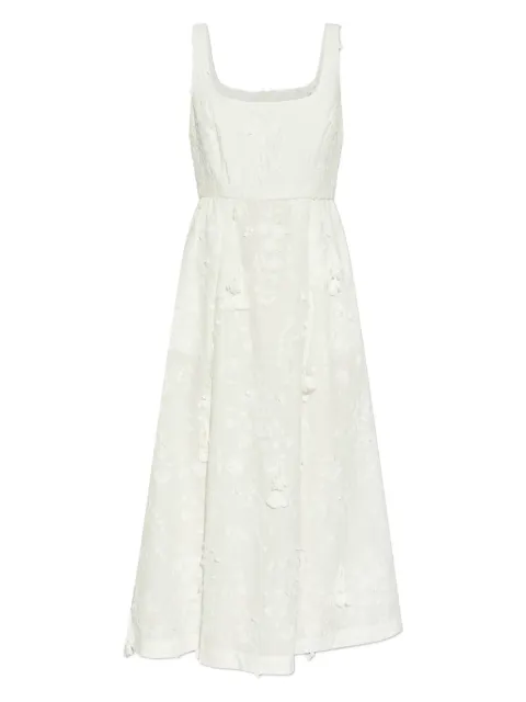 MUNTHE vestido Fronia con bordado floral