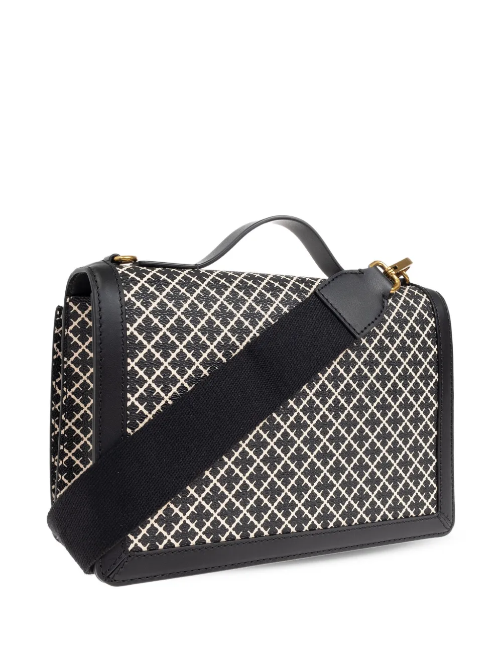 By Malene Birger Loenna shopper met geometrisch patroon Zwart