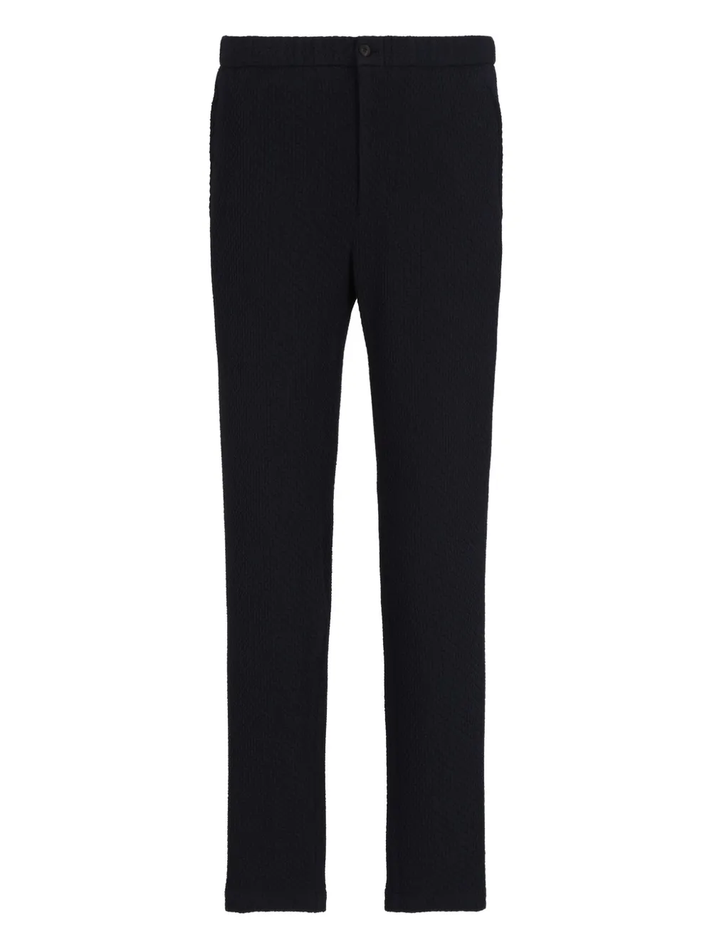 Emporio Armani textured weave trousers | Blue | Image 1