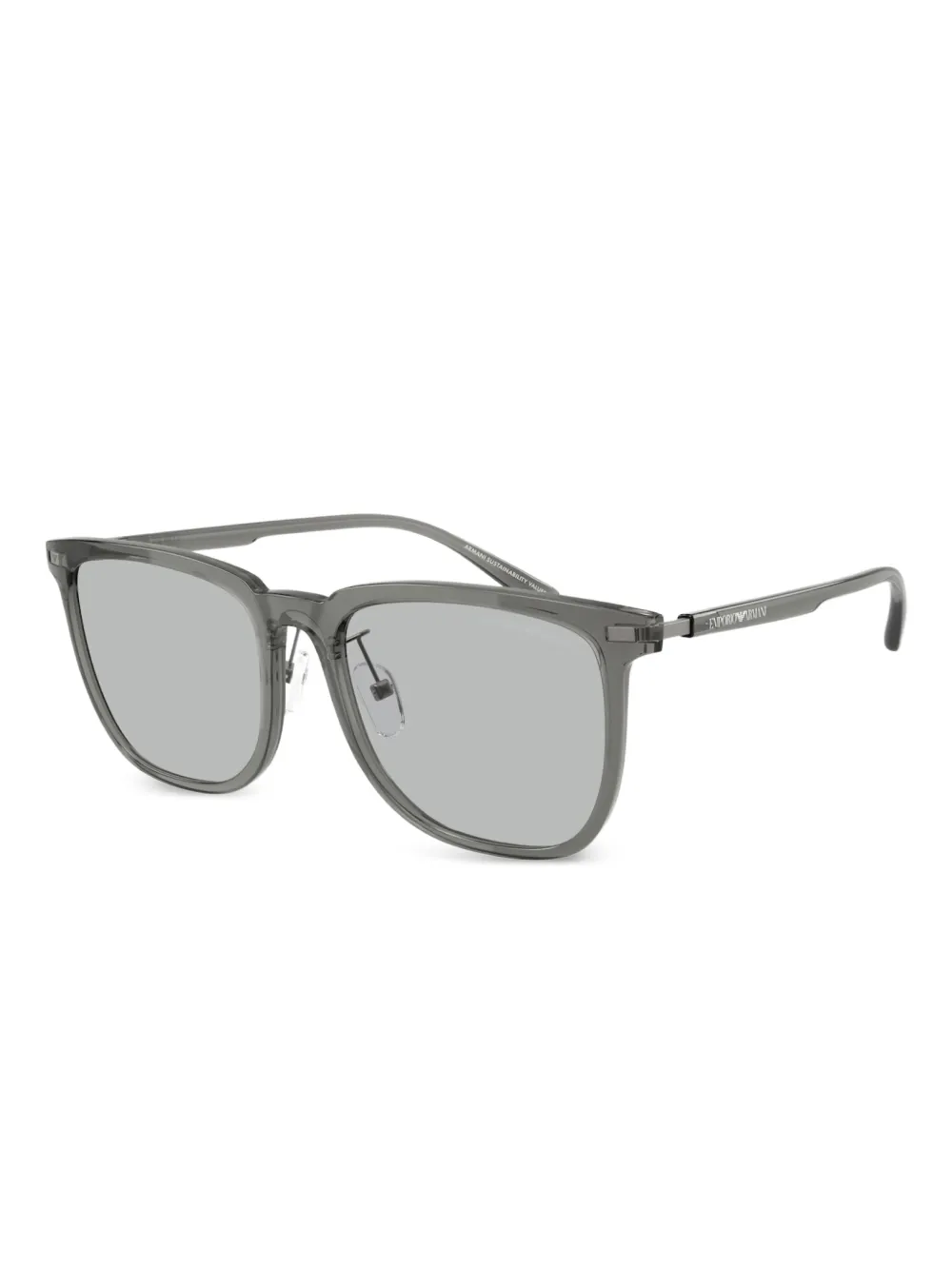 Emporio Armani Occhiali da sole squadrati - Grigio