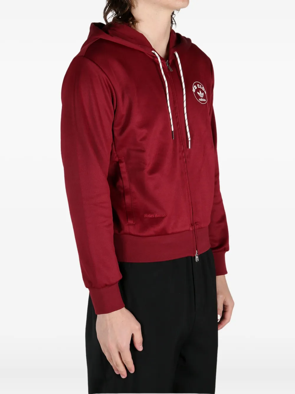 adidas hoodie met rits Rood
