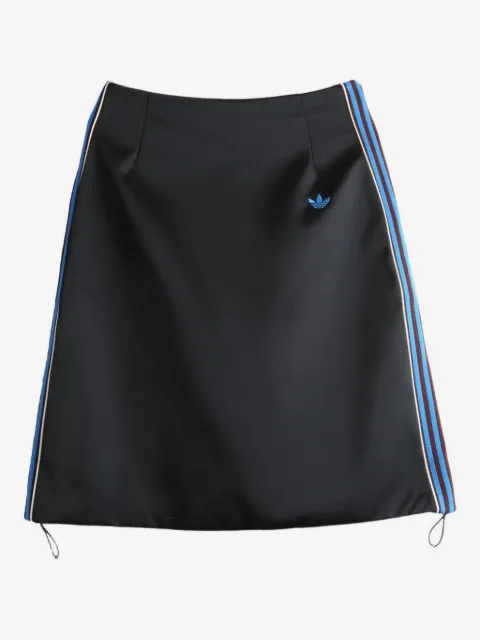 adidas falda satinada con detalle de rayas