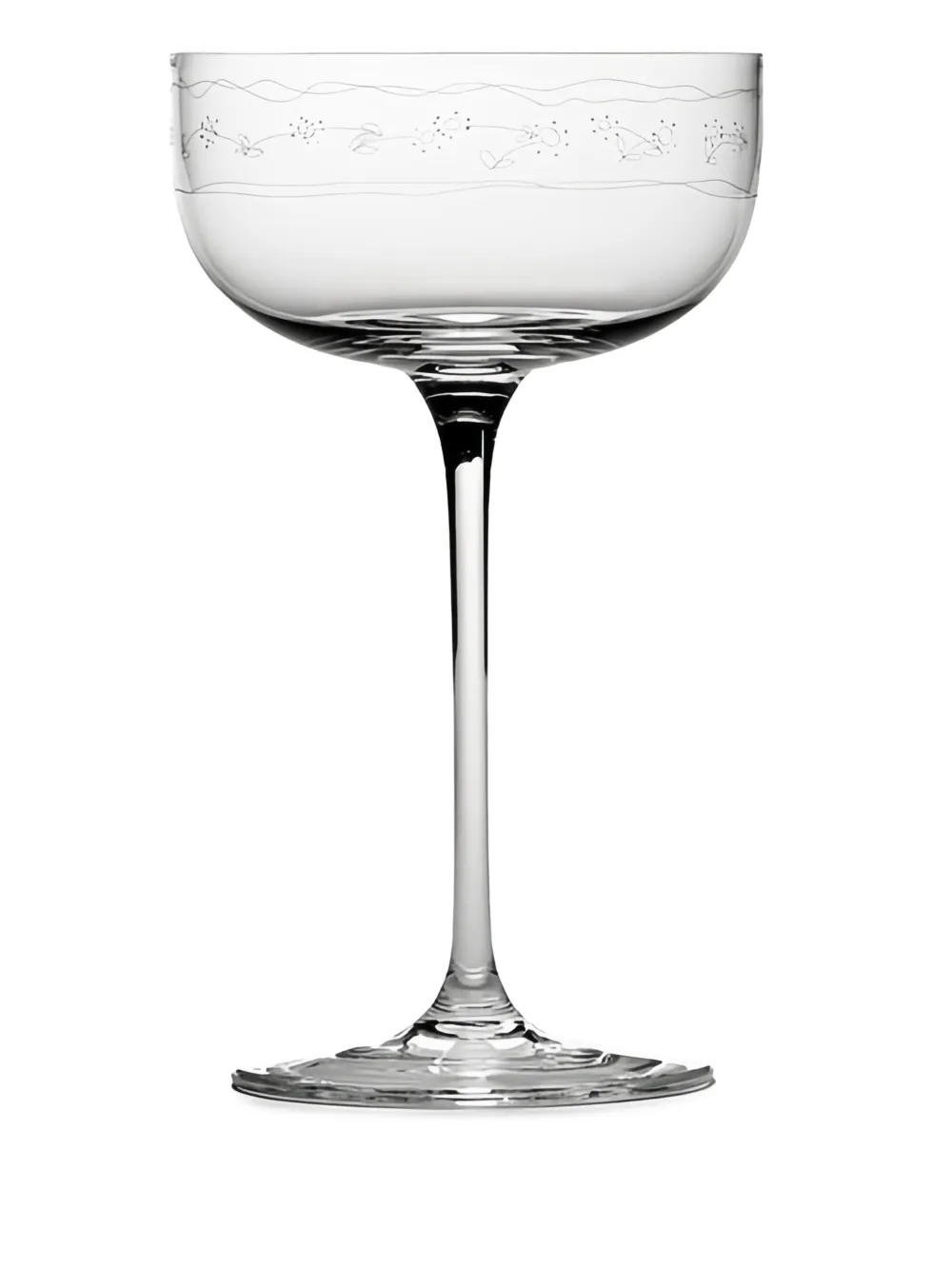 Serax x Marni Anemone Vaniglia Midnight Flowers champagne glass (set Serax x Marni Anemone Vaniglia Midnight Flowers champagne glass (set