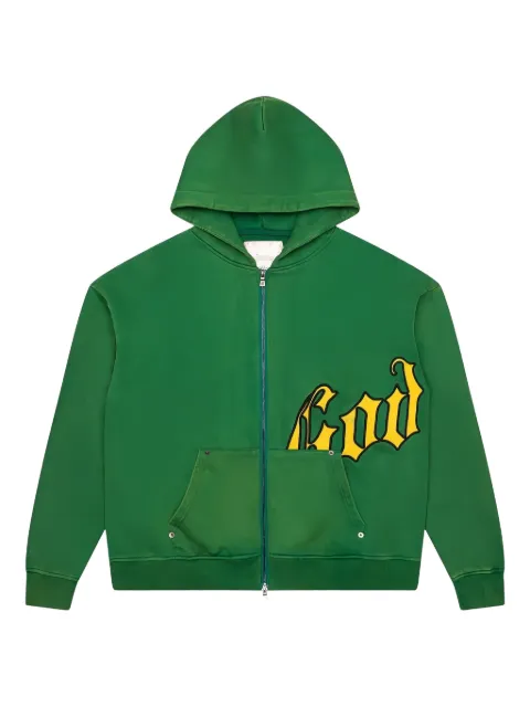 GODSPEED logo zip hoodie sweatshirt