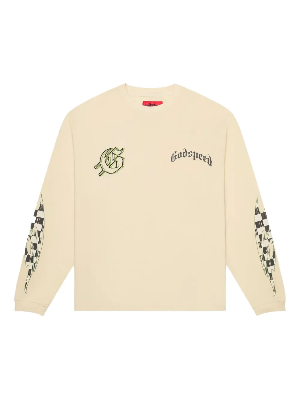 GODSPEED T-shirt CrashOut LS a maniche lunghe - Toni neutri