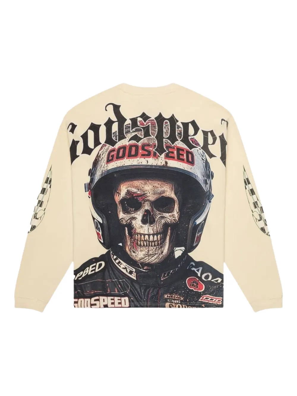 GODSPEED CrashOut LS T-shirt met lange mouwen - Beige