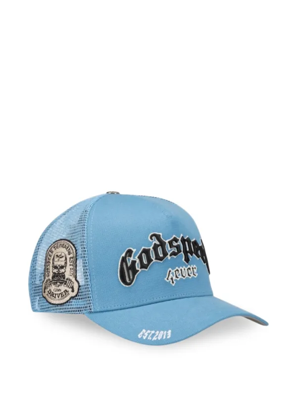 GODSPEED GS Forever Embroidered Baseball Cap | Blue | FARFETCH