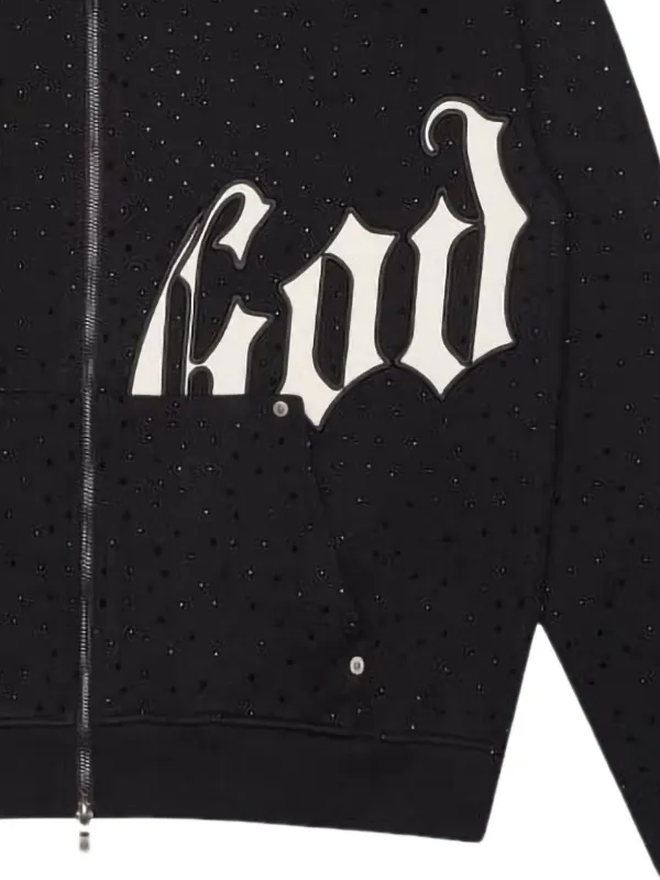 GODSPEED Logo Zip Hoodie | Black | FARFETCH