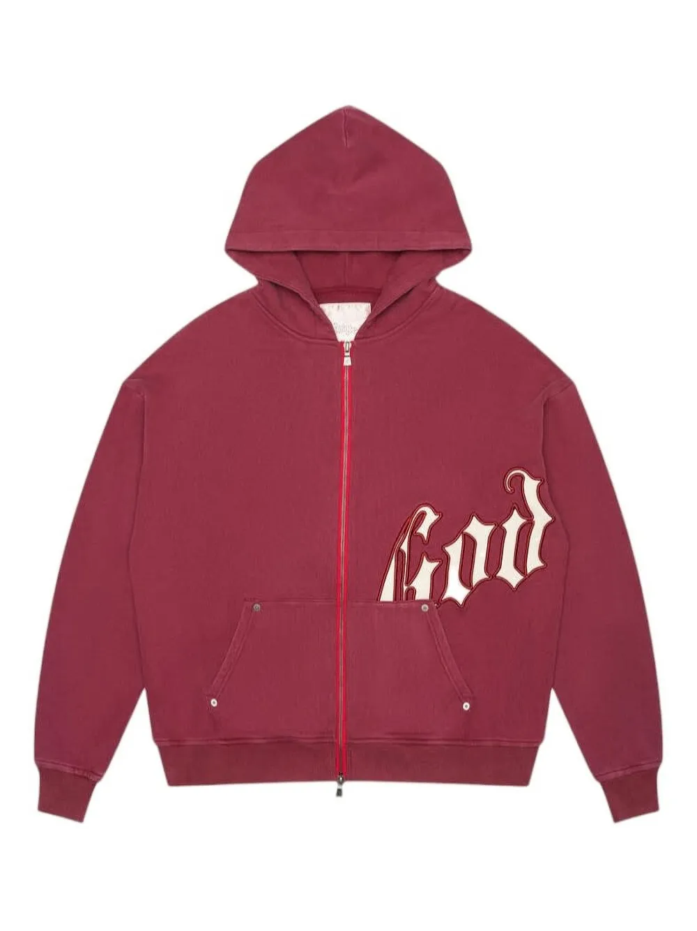 GODSPEED OG logo hoodie | Red | Image 1