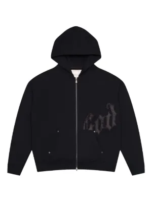 Denim Tears ジップアップ パーカー | ブラック | FARFETCH JP