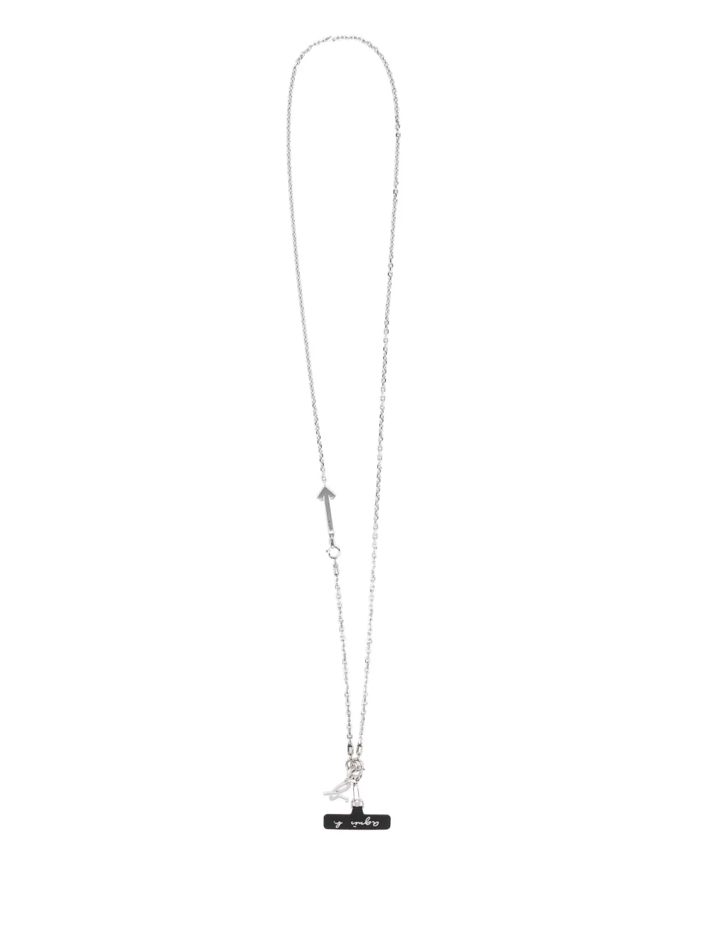 agnès b.  Arrow phone strap | Silver | Image 1