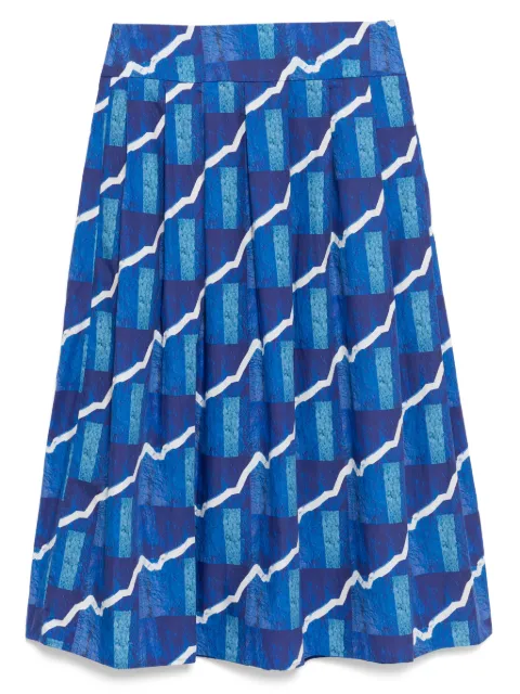 agnès b.  graphic-print skirt 