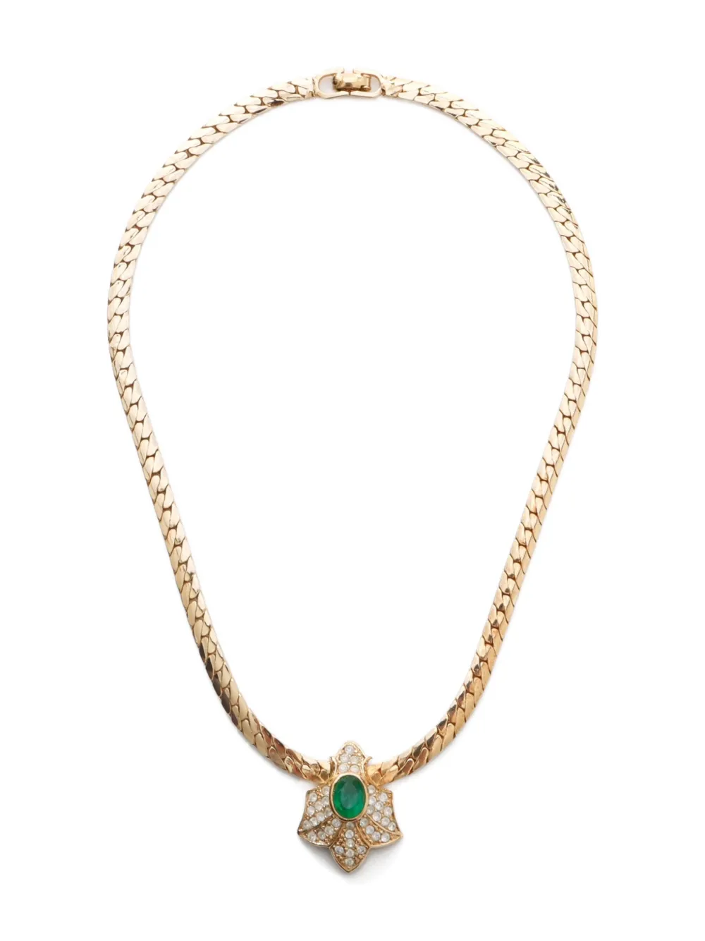 1980-1990s rhinestone necklace