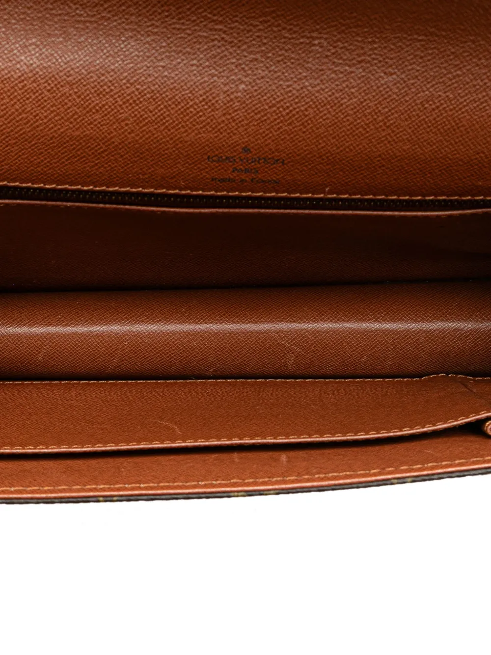 Pre-owned Louis Vuitton 1992 Monogram Pochette Dame Gm Clutch Bag