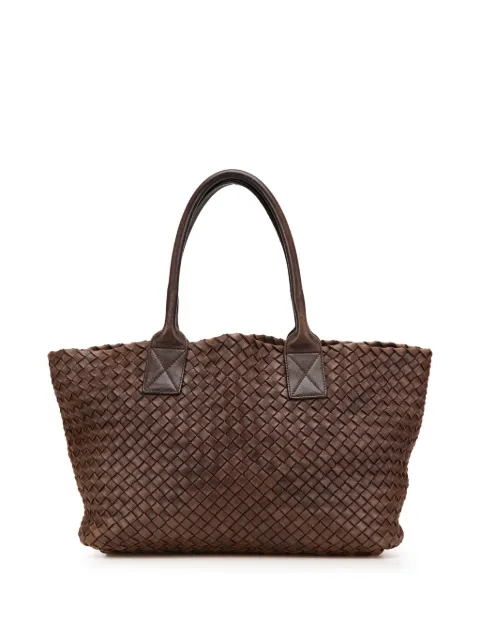 Bottega Veneta Pre-Owned 2000-2007 Small Lambskin Intreccio Cabat tote bag