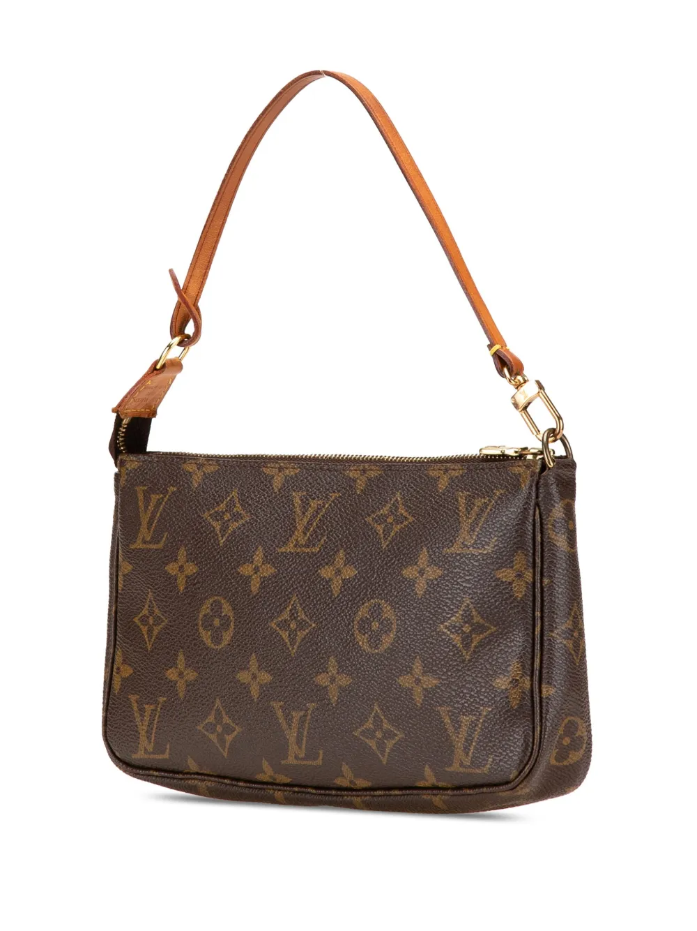 Pre-owned Louis Vuitton 2000 Monogram Pochette Accessoires Shoulder Bag