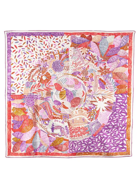 Hermès Pre-Owned 20th Century Chacun Fait Son Nid Silk Scarf scarves