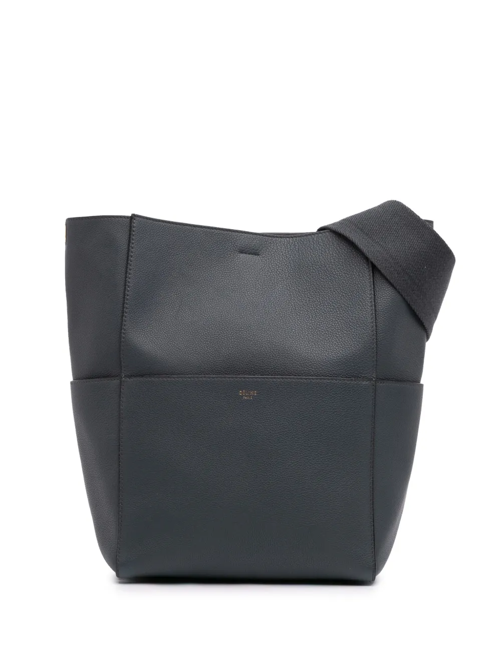Céline Pre-Owned bolsa bucket Seau Sangle mediana 2018 de piel | gris | Image 1