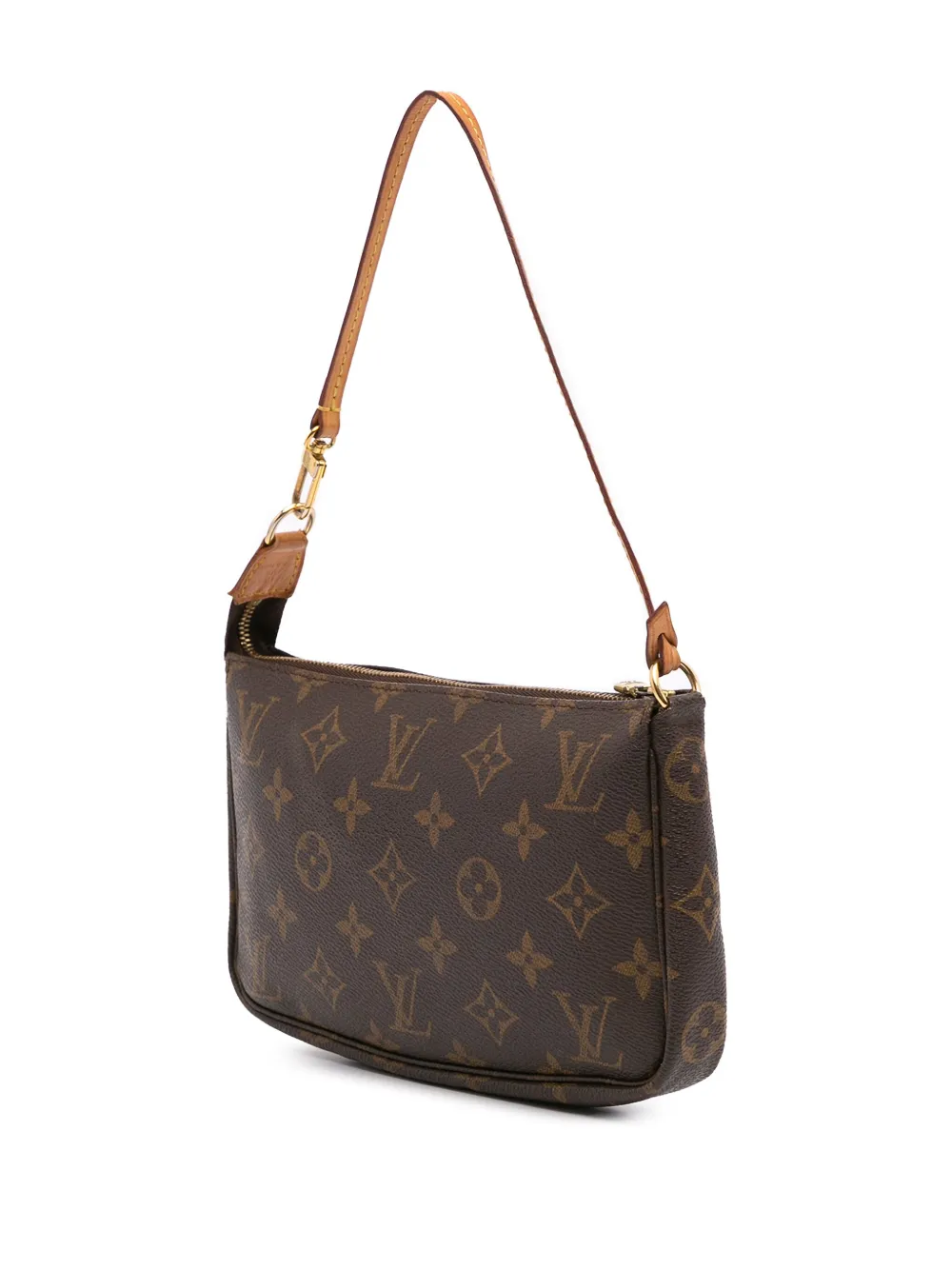 Pre-owned Louis Vuitton 2002 Monogram Pochette Accessoires Shoulder Bag