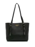 Prada Pre-Owned 2000-2013 Vitello Grain Open tote bag - Black